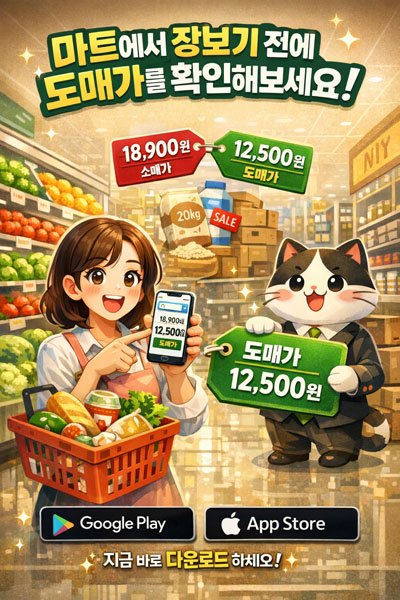 오늘의 농수산물 가격, '가락 시세'로 한눈에 확인하세요!